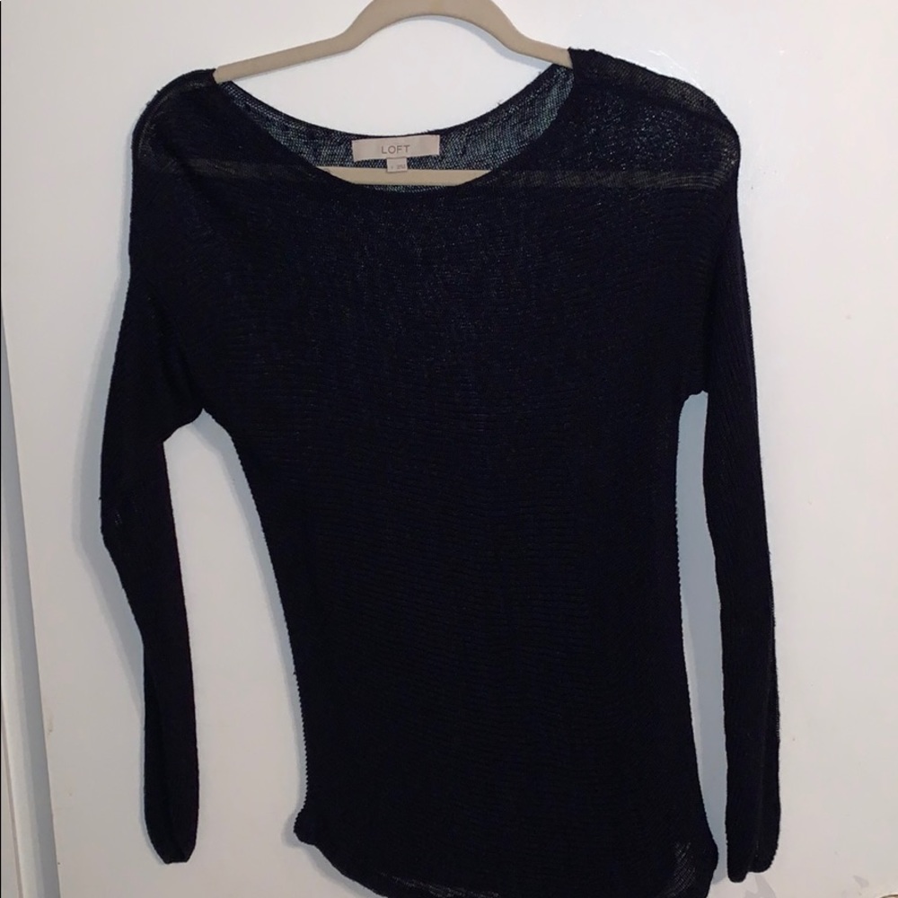 Sheer LOFT top SMALL